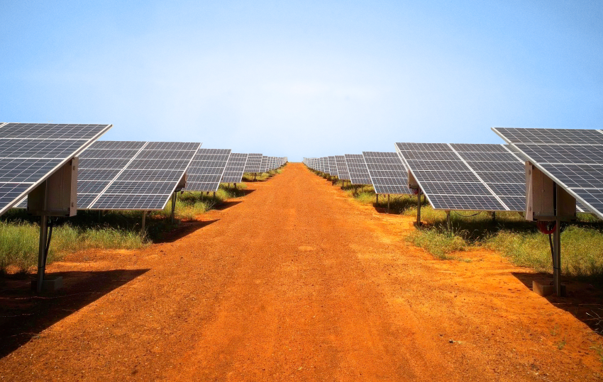 Parc photovoltaique en Afrique